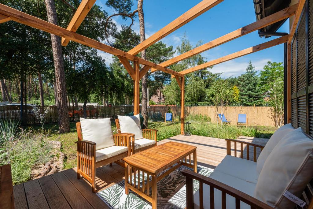 Vonkajšia záhrada v ubytovaní Boho House