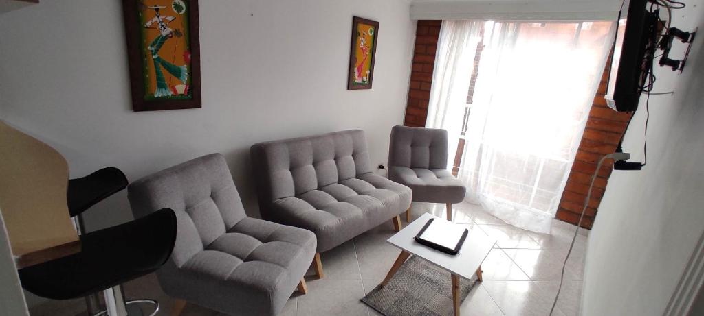 Hermoso Apartamento Ubicado en Zona Céntrica de Medellín 휴식 공간