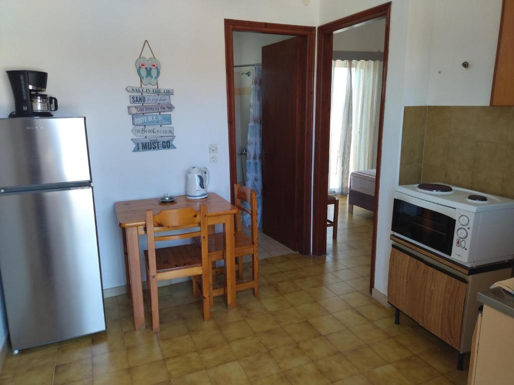 Kuchyň nebo kuchyňský kout v ubytování Villa Argiris