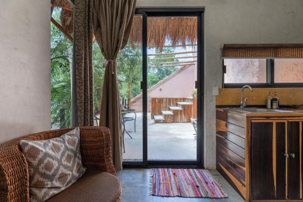 Kuchyň nebo kuchyňský kout v ubytování Trece Lunas Tulum - Enchanted Resort