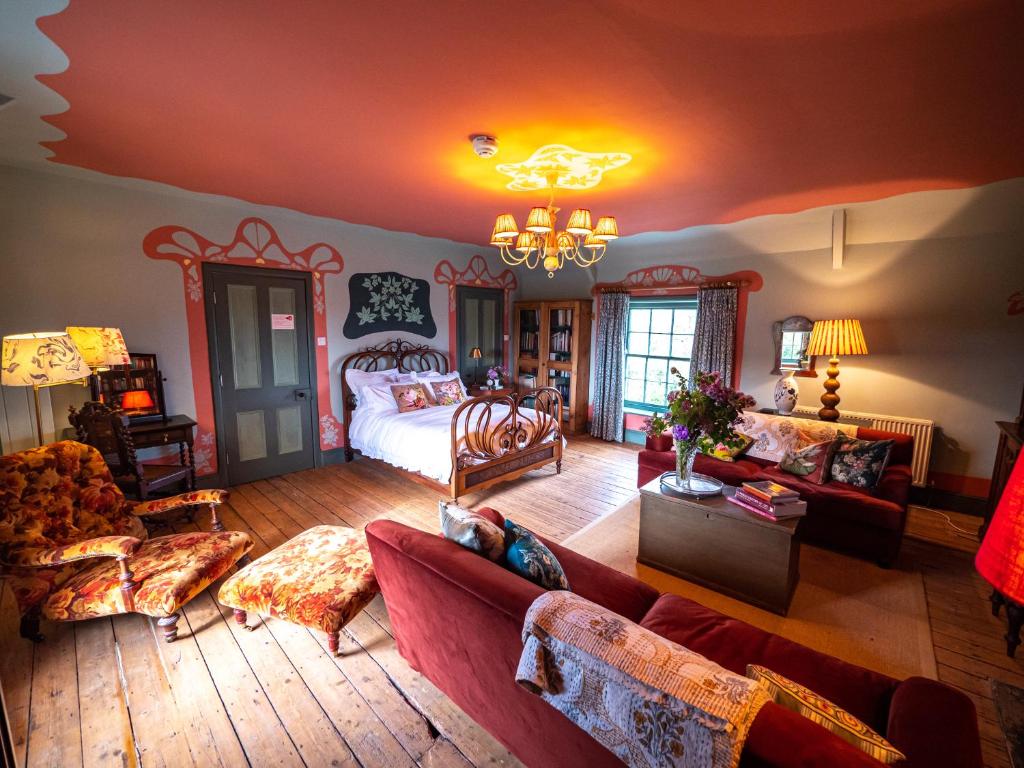 Sawcliffe Manor Country House with Spa, Free Parking, Catering, Self Checkin, Farmstay - Premium Viervoudige Kamer