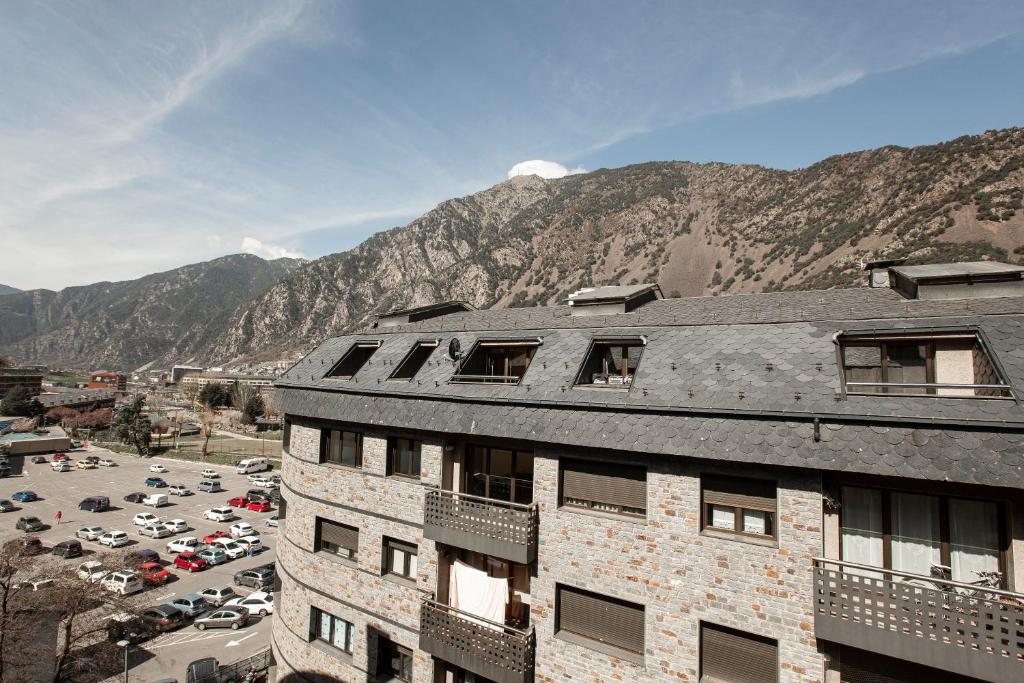 Nespecifikovaný výhled na hory nebo výhled na hory při pohledu z apartmánu