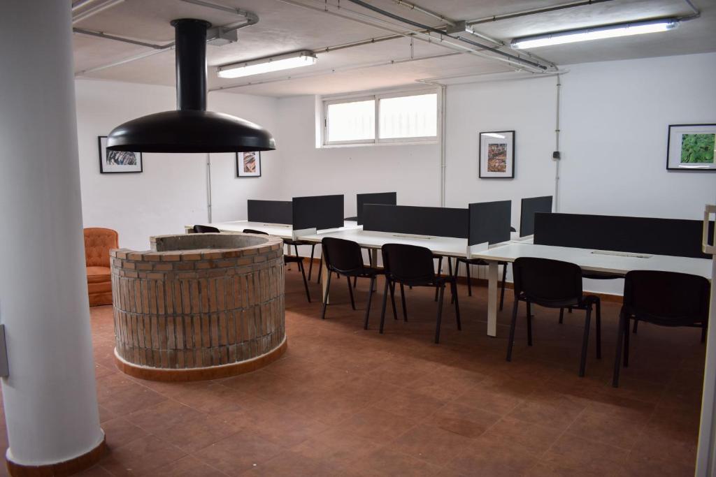 A seating area at Salvadora Luminosa
