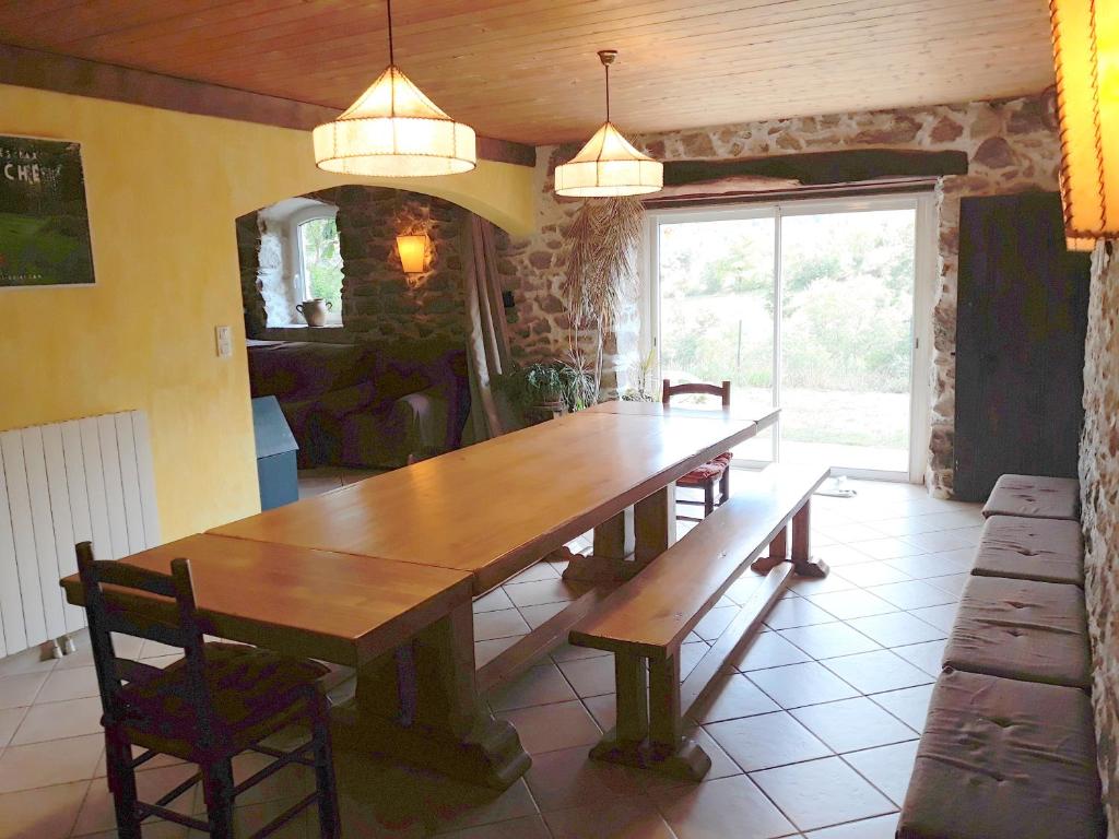 Posezení v ubytování Gîte de la chanal 07