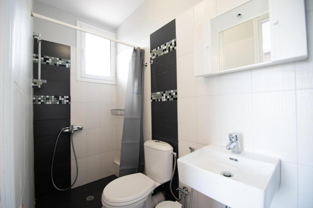 Vannituba majutusasutuses THIRES Guesthouse