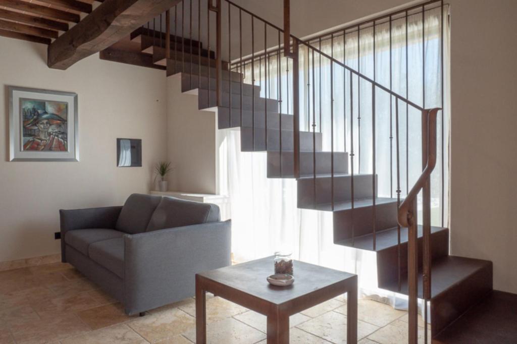 Część wypoczynkowa w obiekcie Villa Exclusive Fonte Ripa