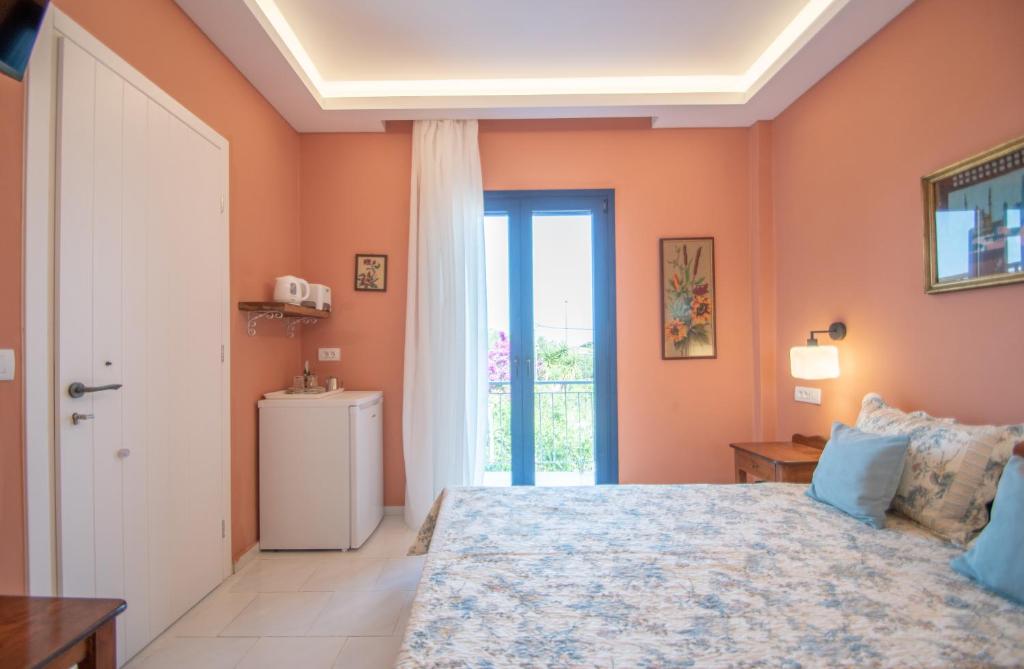 Voodi või voodid majutusasutuse THIRES Guesthouse toas