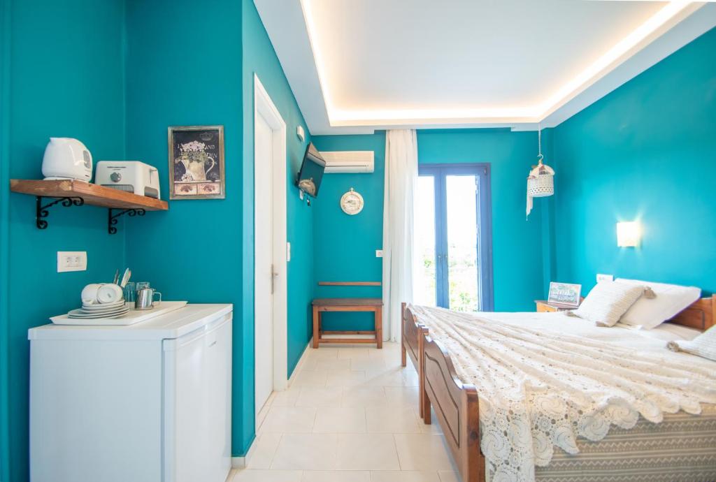 Voodi või voodid majutusasutuse THIRES Guesthouse toas