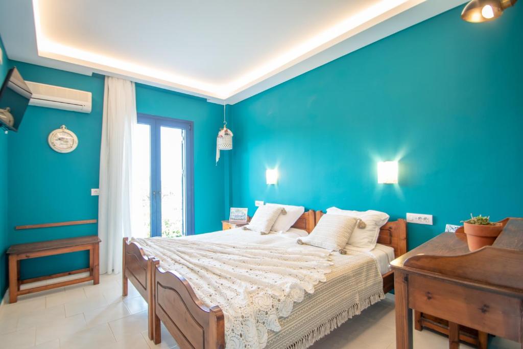 Voodi või voodid majutusasutuse THIRES Guesthouse toas