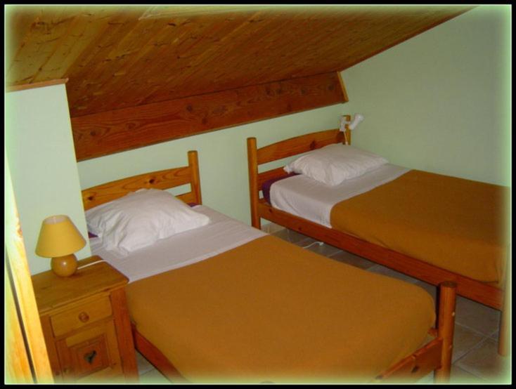 Postel nebo postele na pokoji v ubytování Gîte de la chanal 07