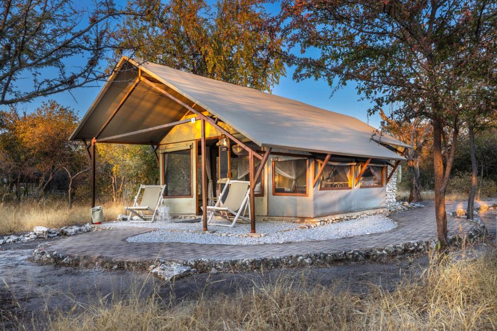 Etosha (Est) – Mushara Bush Camp – ⭐⭐⭐⭐ tente