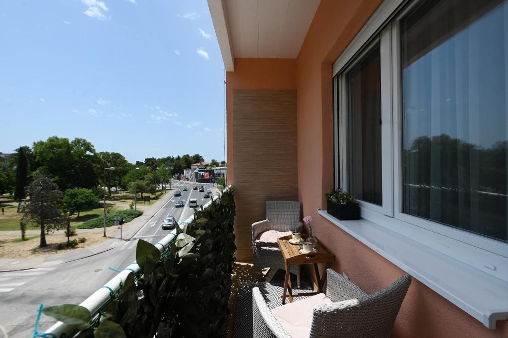 Balkón alebo terasa v ubytovaní S design apartment