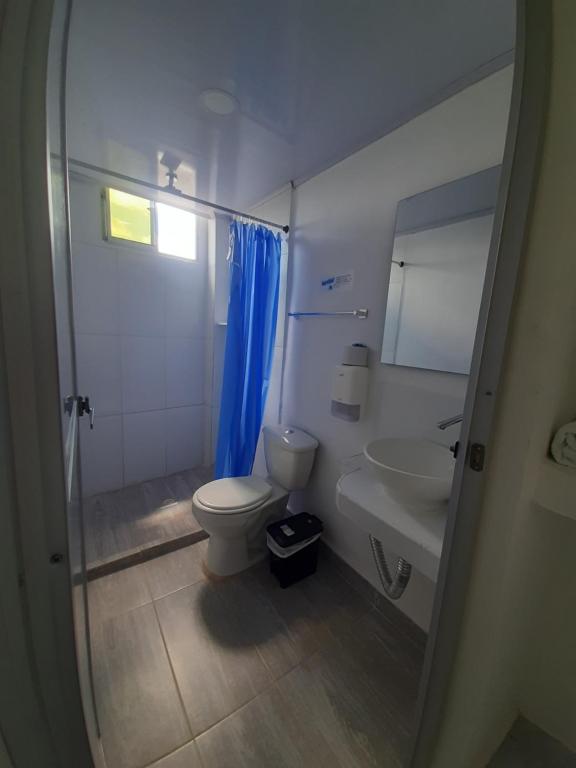 Koupelna v ubytování Sky view hotel tolu