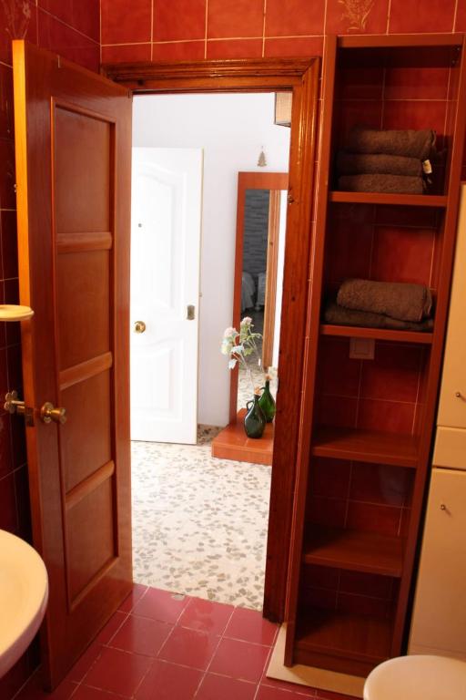 Koupelna v ubytování Casa La Maceta