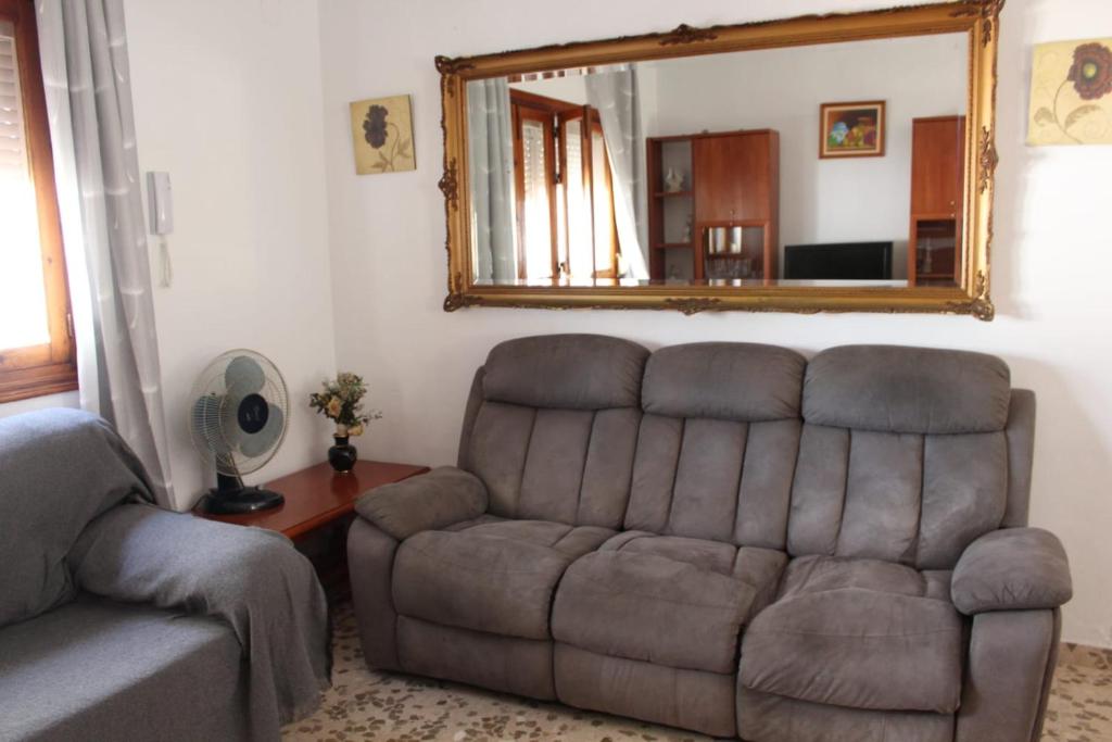 Posezení v ubytování Casa La Maceta