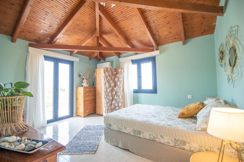 Voodi või voodid majutusasutuse THIRES Guesthouse toas