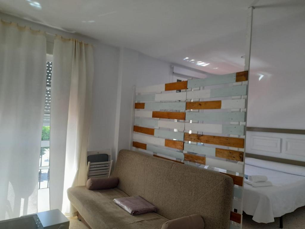 A seating area at Sanpau