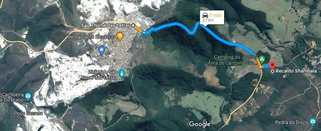 Chalé 2 Recanto Shambala - a 2,5 km de São Thomé - 两居室小木屋