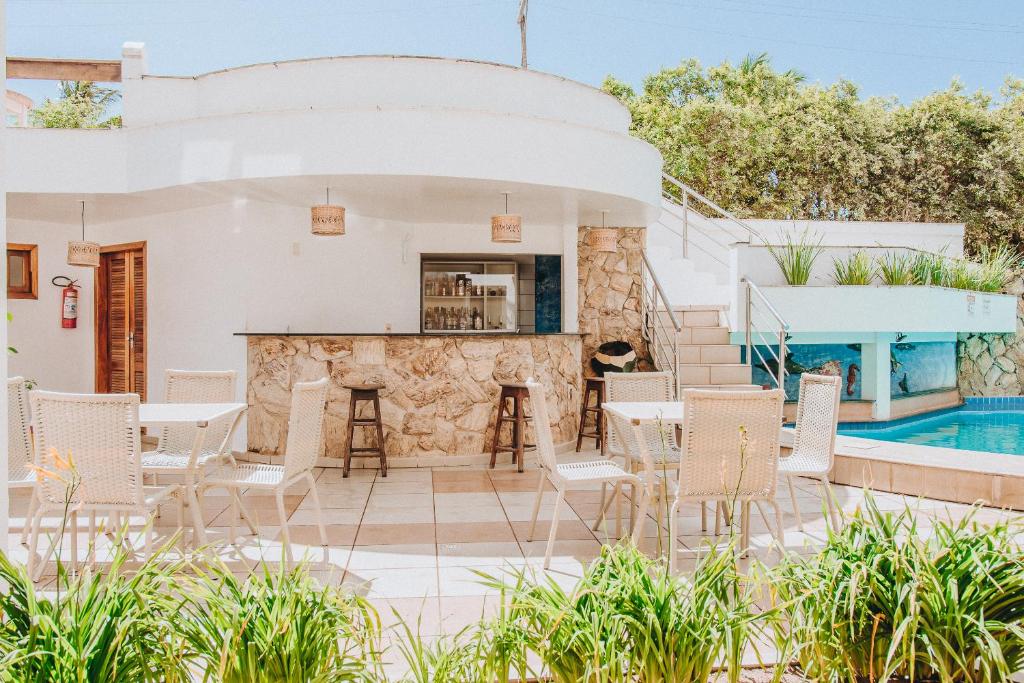 Bazén v ubytování Poty Praia Hotel nebo v jeho okolí