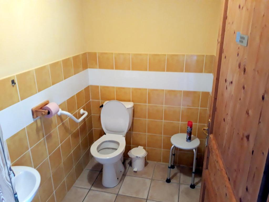 Koupelna v ubytování Gîte de la chanal 07