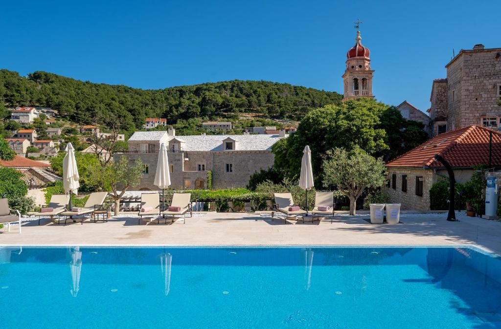 Bazén v ubytování Puteus Palace Heritage Hotel nebo v jeho okolí