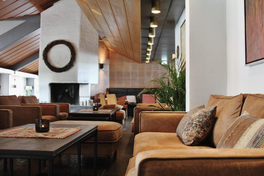Posezení v ubytování Oset Fjellhotell