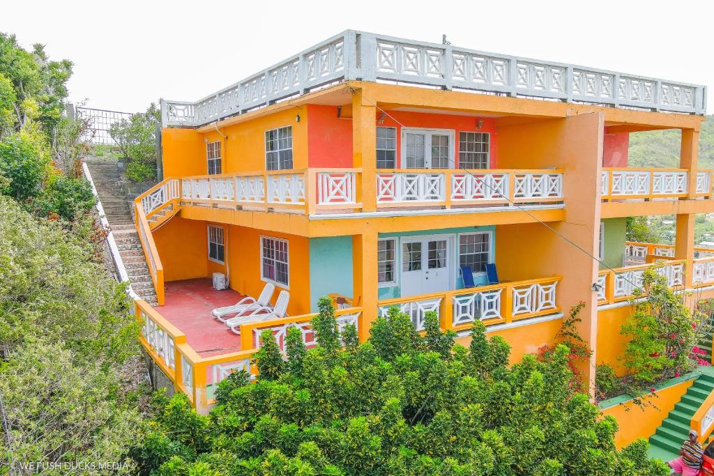 Balkón nebo terasa v ubytování Belle View Apartment Villas