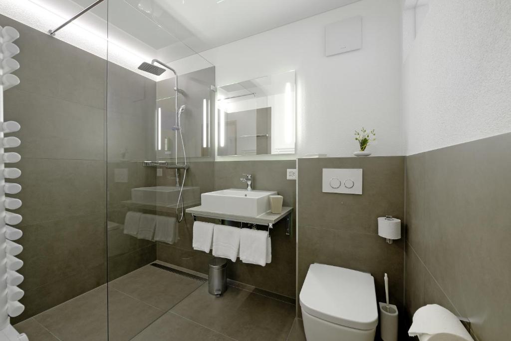 Koupelna v ubytování Hotel Al Ponte