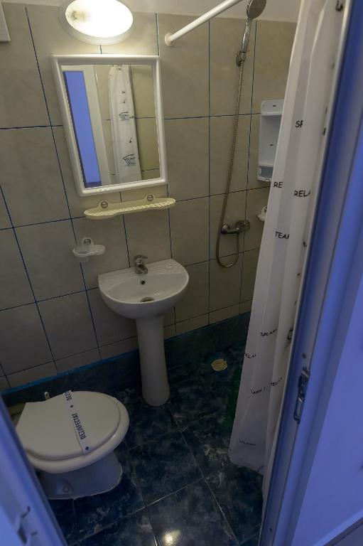 Koupelna v ubytování Hotel Proton K3