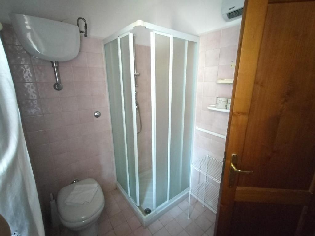 Koupelna v ubytování Agriturismo Bio Pian Dei Casali