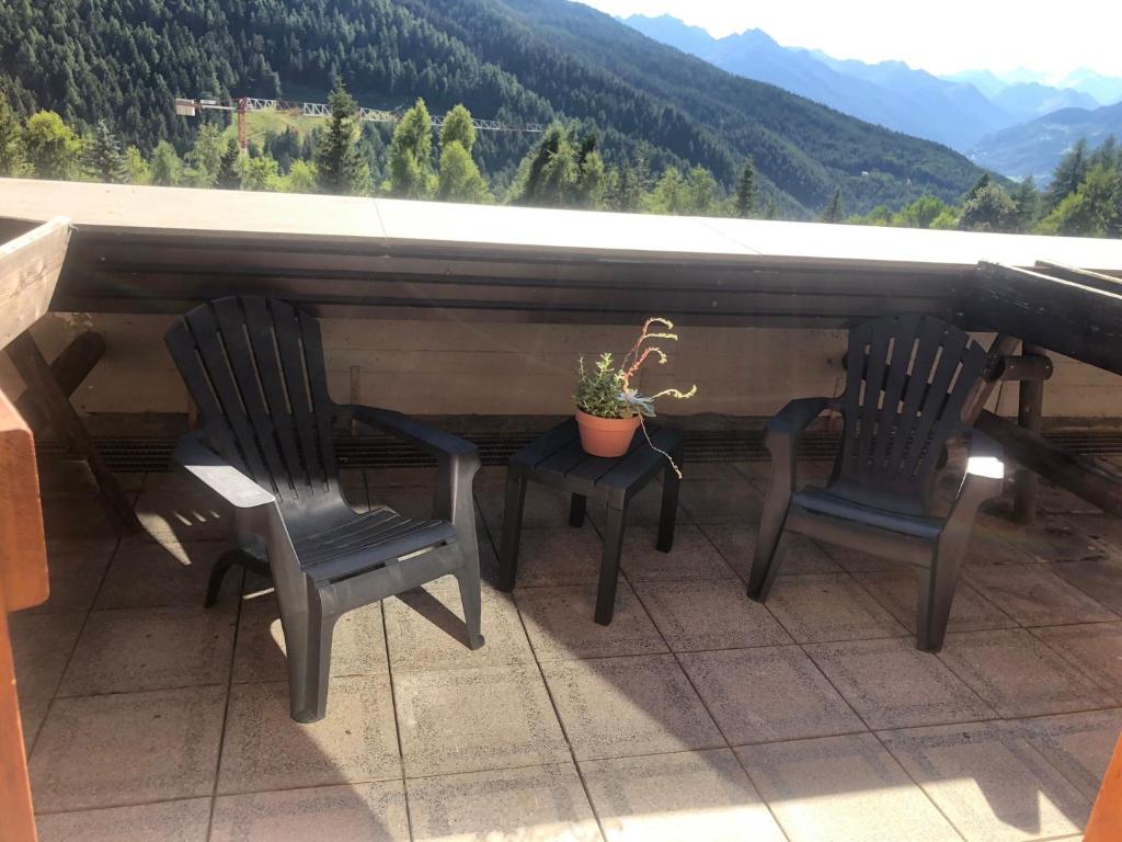 Nespecifikovaný výhled na hory nebo výhled na hory při pohledu z apartmánu