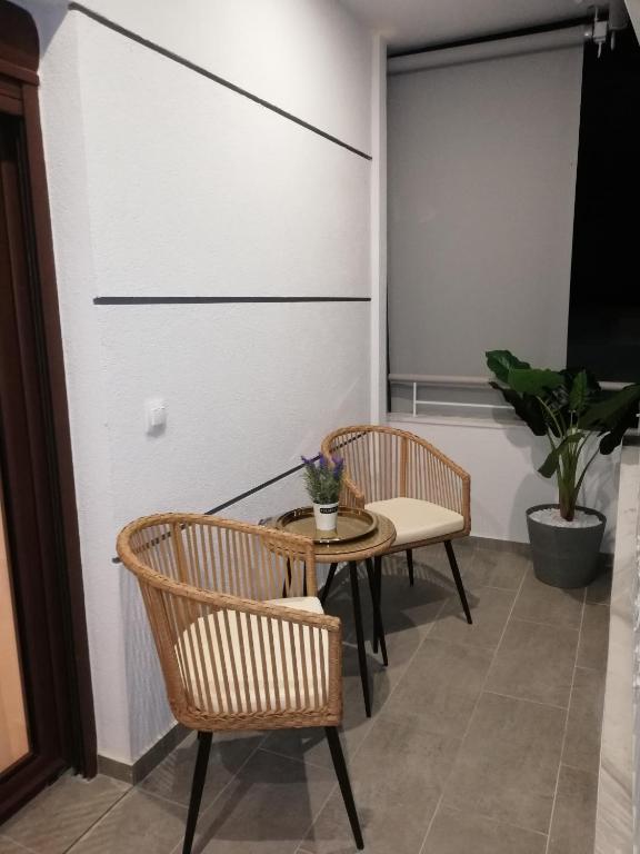 Posezení v ubytování IOSIF suites