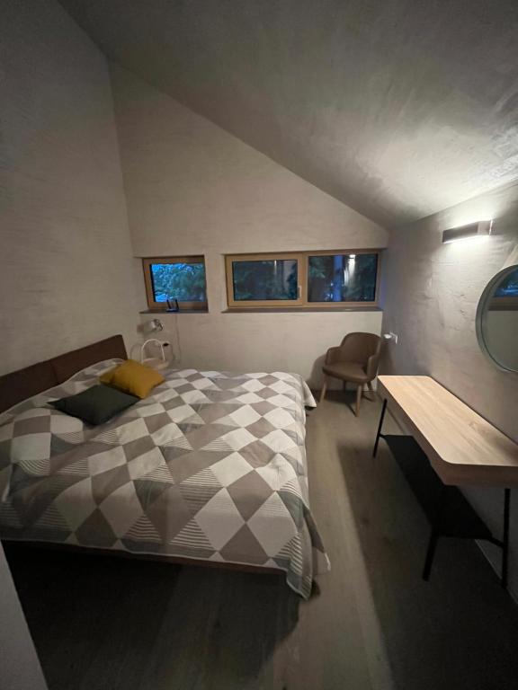 Posteľ alebo postele v izbe v ubytovaní Chalet Dachstein