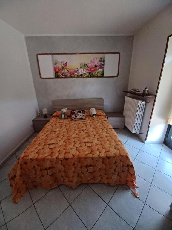 Postel nebo postele na pokoji v ubytování la Cambuse