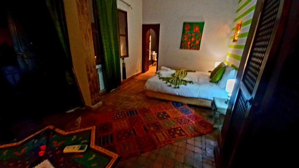 Postel nebo postele na pokoji v ubytování Riad Rêve d Antan