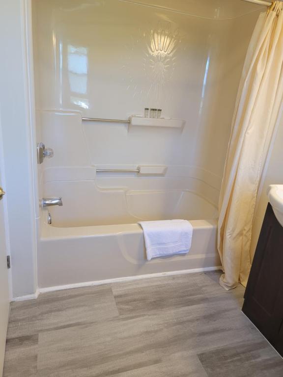 Koupelna v ubytování Gateway Motel