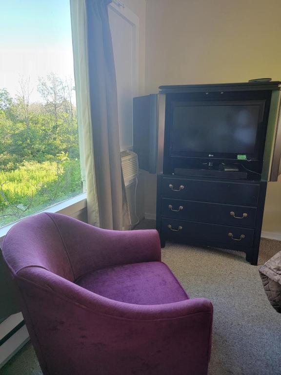 TV a/nebo společenská místnost v ubytování Gateway Motel