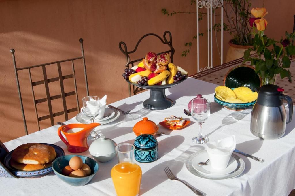 Nourriture dans le riad ou à proximité