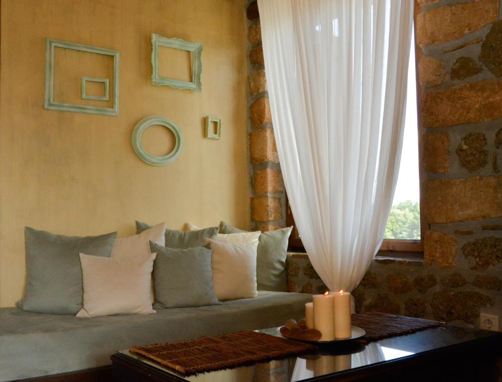Posezení v ubytování Nymfes Guesthouse