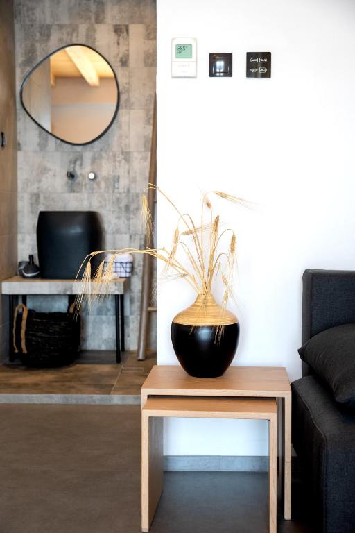 TV a/nebo společenská místnost v ubytování Nisaki Hotel & Elite Suites