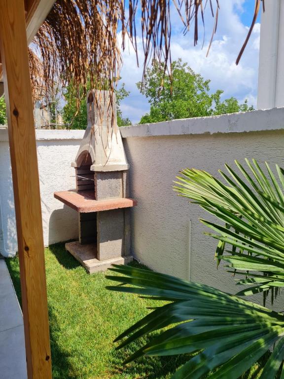 A garden outside Ozilvillas
