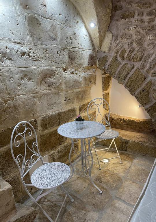 A seating area at Agrimi b&b