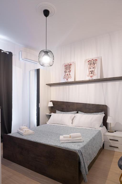 Postel nebo postele na pokoji v ubytování Katamera Guest House
