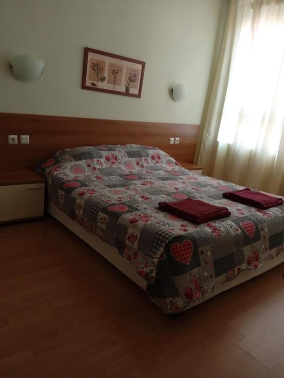 Postel nebo postele na pokoji v ubytování Big comfortable apartment with 2 bedrooms Pollo Resort Sunny Beach