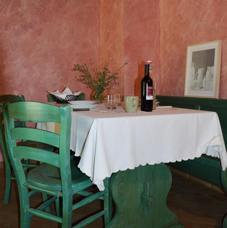 Nápoje v ubytovaní Agriturismo Monte Gusciani