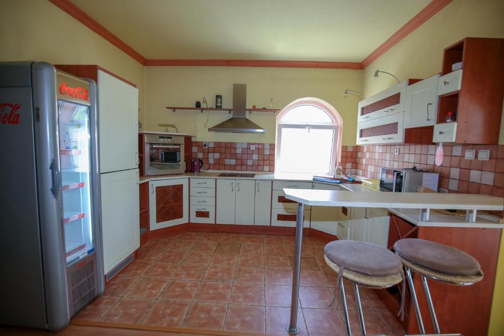 Kuchyň nebo kuchyňský kout v ubytování Villa Ametyst