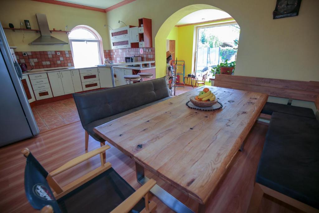 Kuchyň nebo kuchyňský kout v ubytování Villa Ametyst