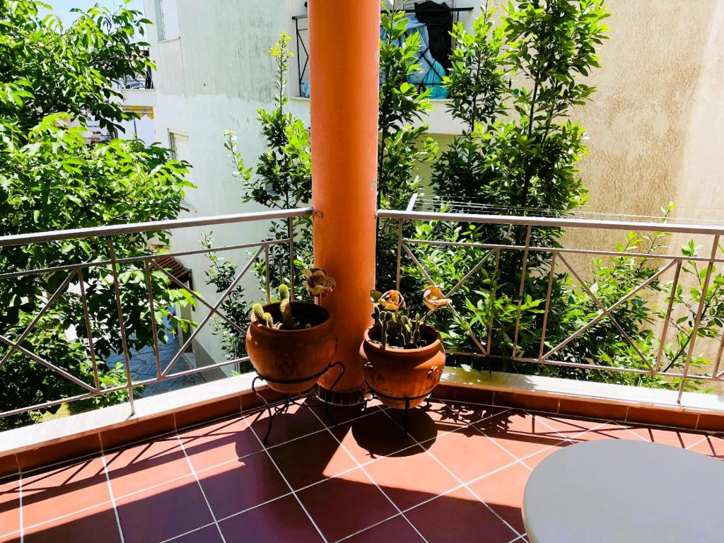 Balkon lub taras w obiekcie Pavlina