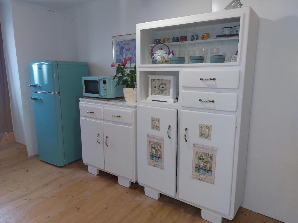 Kuchyň nebo kuchyňský kout v ubytování Apartment Bellavista
