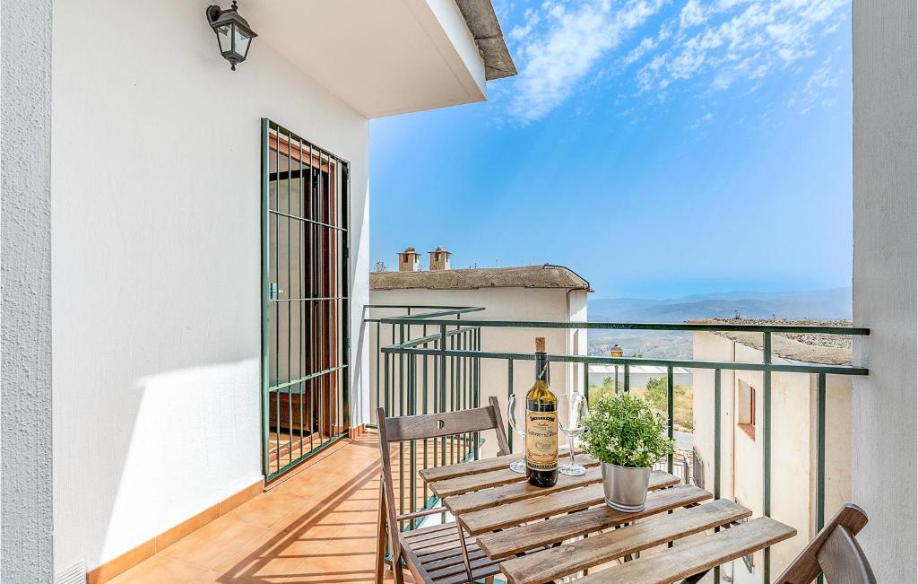 Un balcón o terraza de Impresionante casa en Granada con WiFi y 2 habitaciones